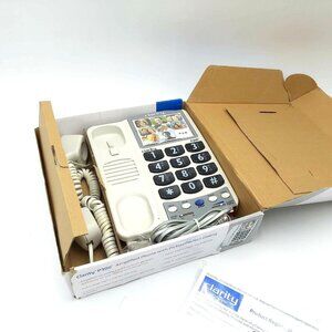 Plantronics Clarity P300 Big Buttons Amplified Volume Corded Phone with Box